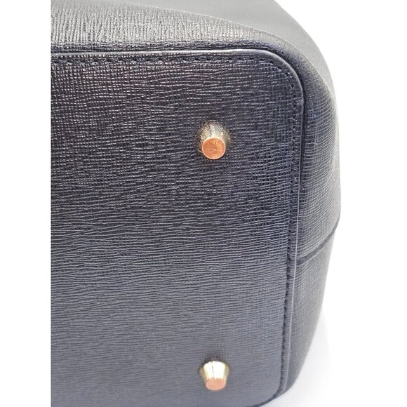 Furla Women's Black Saffiano Leather  Tessa Tote  Shoulder Bag Size Large 2712 - Picture 11 of 16